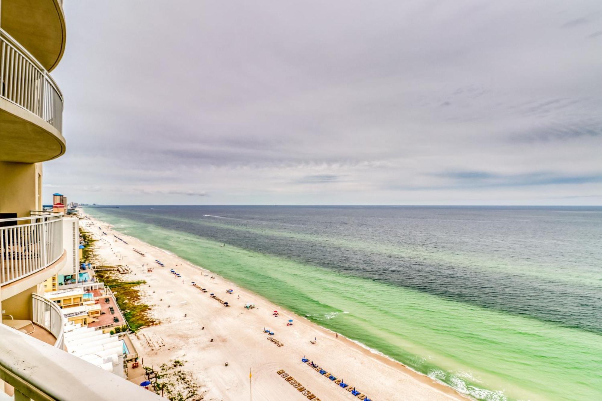 Aqua 1604 Lägenhet Panama City Beach Rum bild